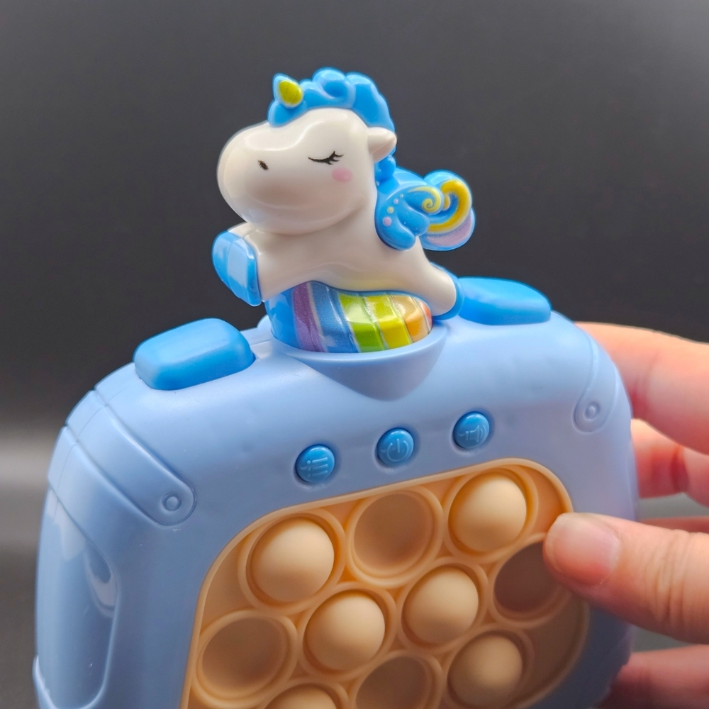2 Unicorn Quick Push Light Up Pop It Bubble Handheld Puzzle Games Fidget Toy - Picture 5 of 11